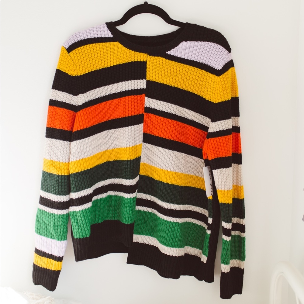 Nine West Color block Sweater